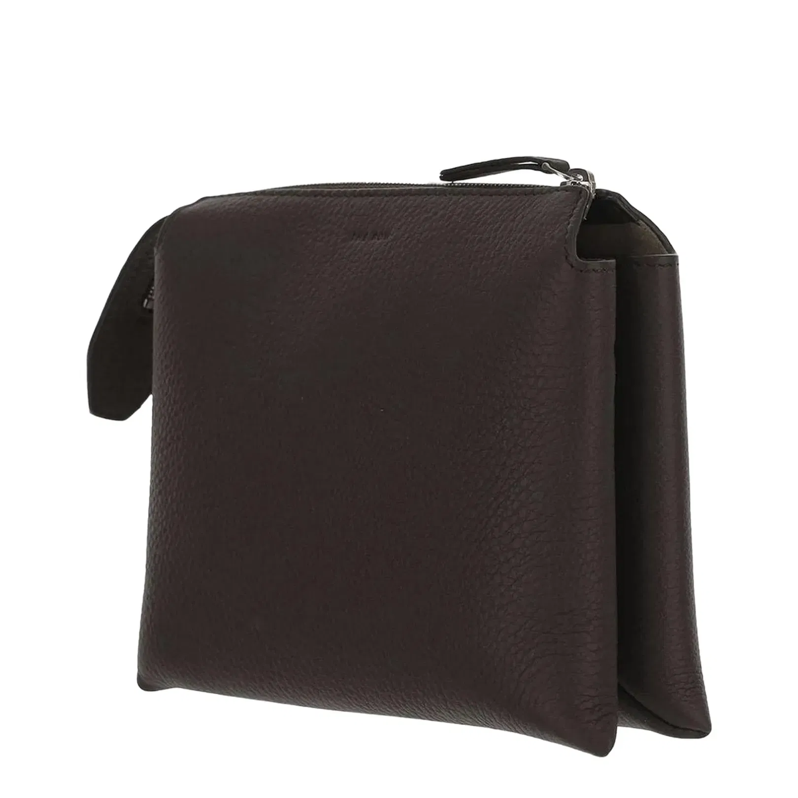 Nu Twin Shoulder Bag Leather Brown