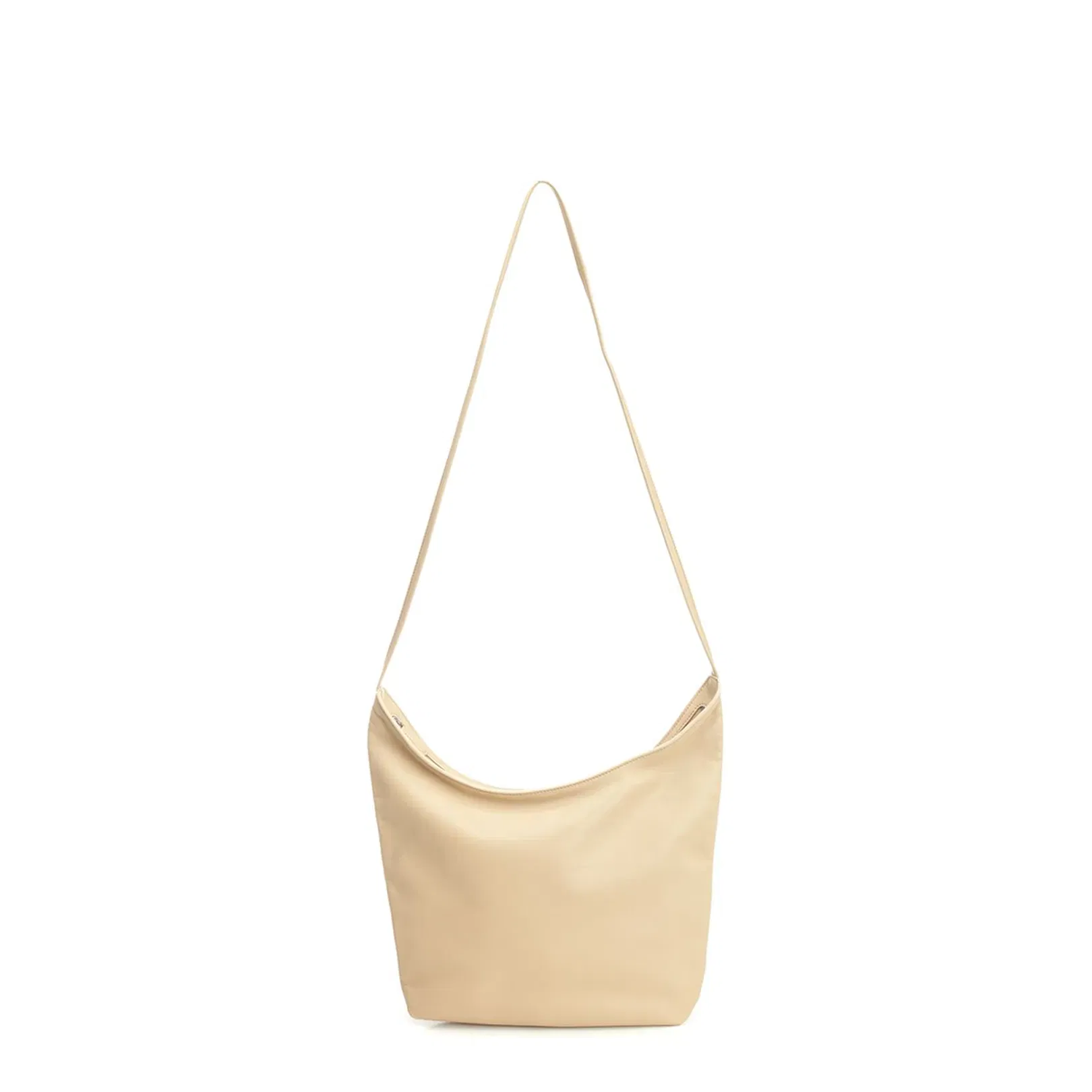 Izzy Leather Crossbody Bag Cream