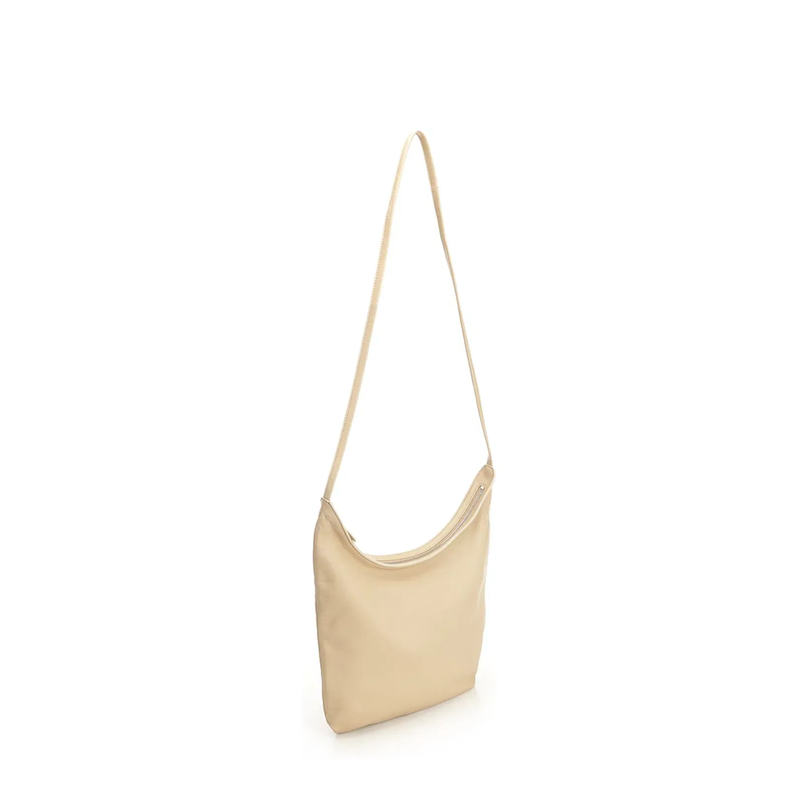 Izzy Leather Crossbody Bag Cream
