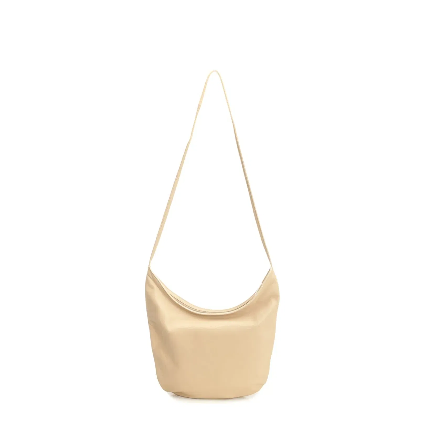 Izzy Leather Crossbody Bag Cream
