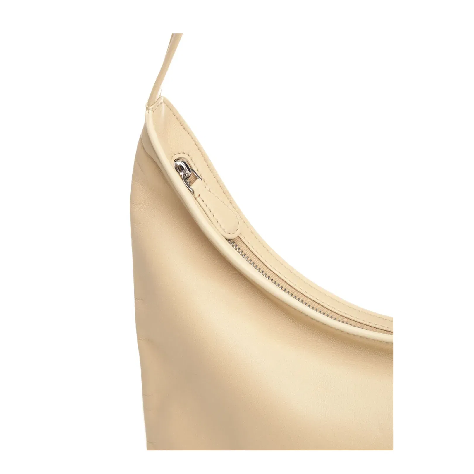 Izzy Leather Crossbody Bag Cream