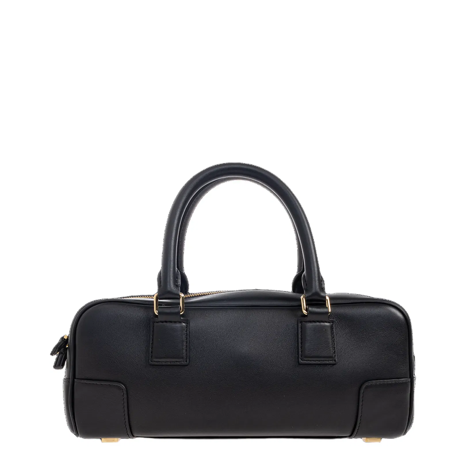 Amazona 23 Cropped Leather Shoulder Bag - Black