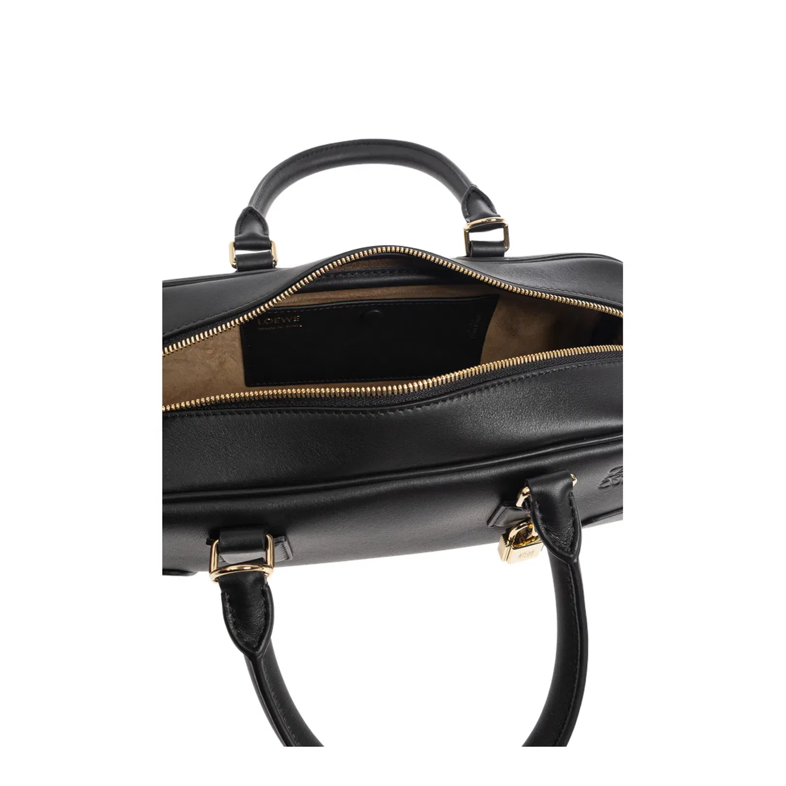 Amazona 23 Cropped Leather Shoulder Bag - Black