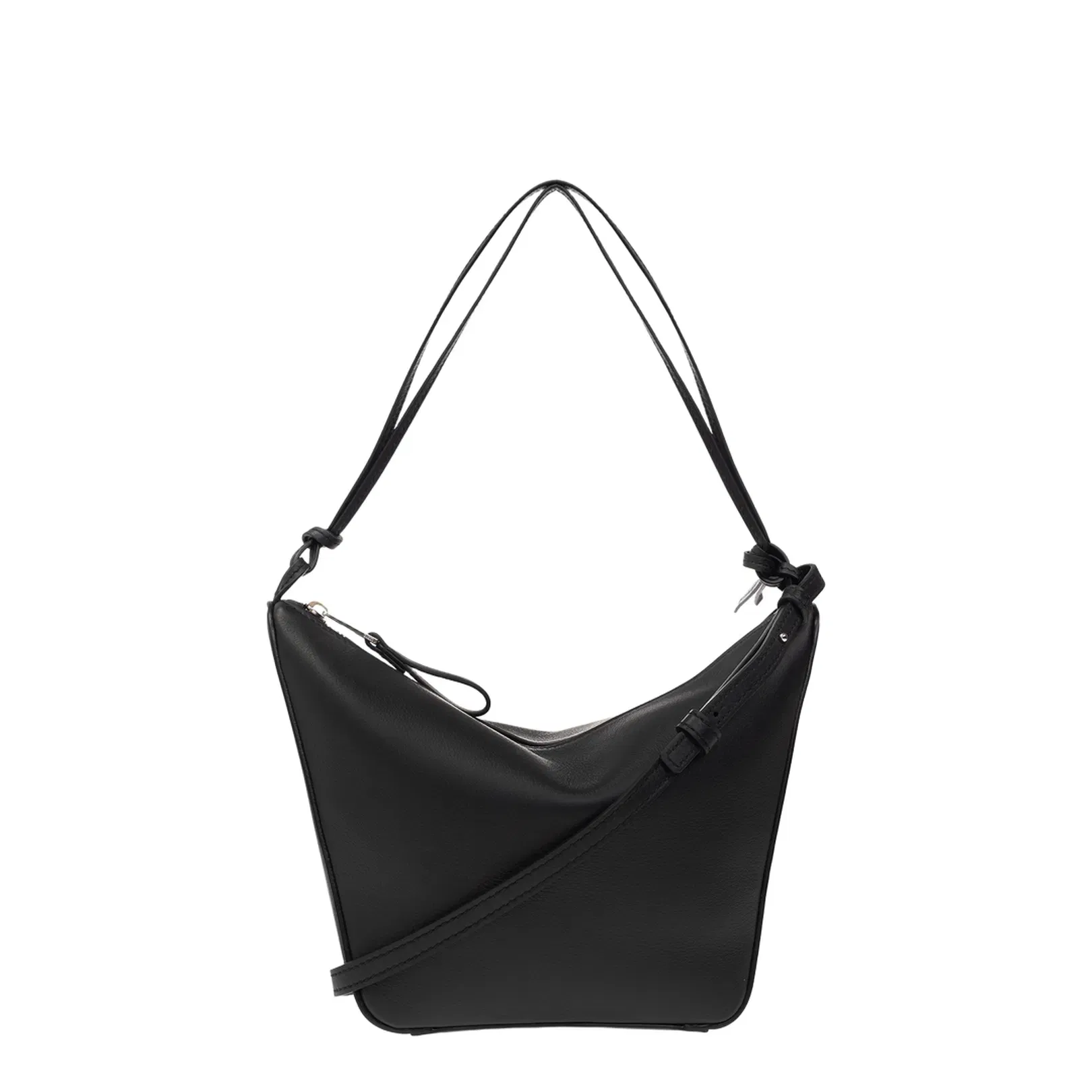 Hammock Mini Leather Shoulder Bag - Black