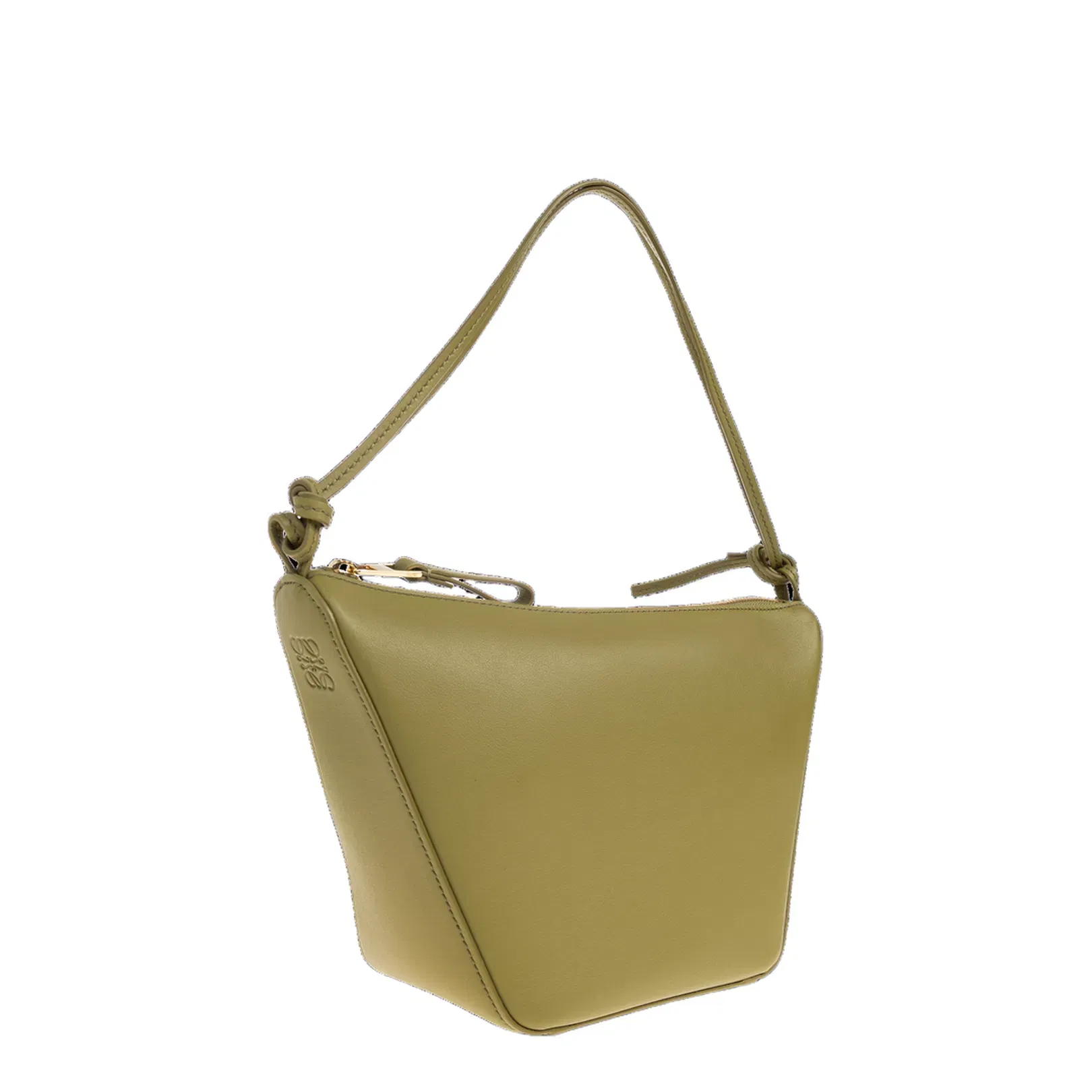 Hammock Mini Leather Shoulder Bag - Light Moss