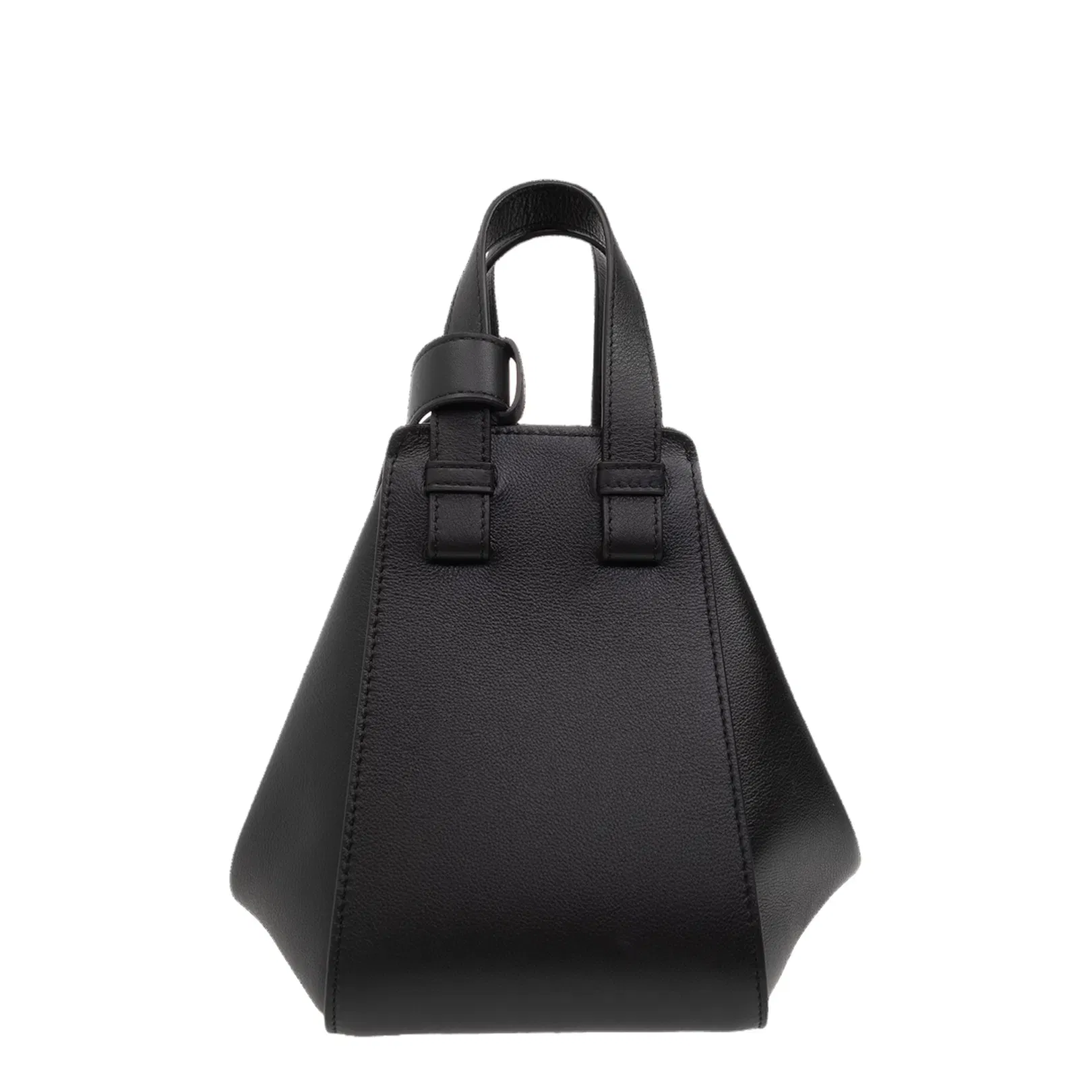 Hammock Leather Shoulder Bag - Black