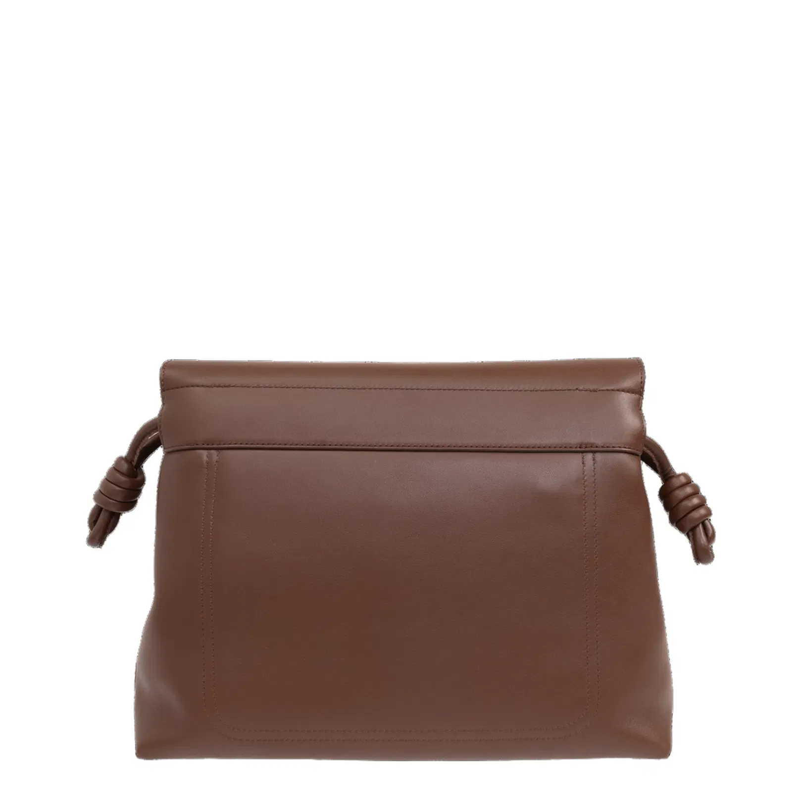 Flamenco Calfskin Shoulder Bag - Brown