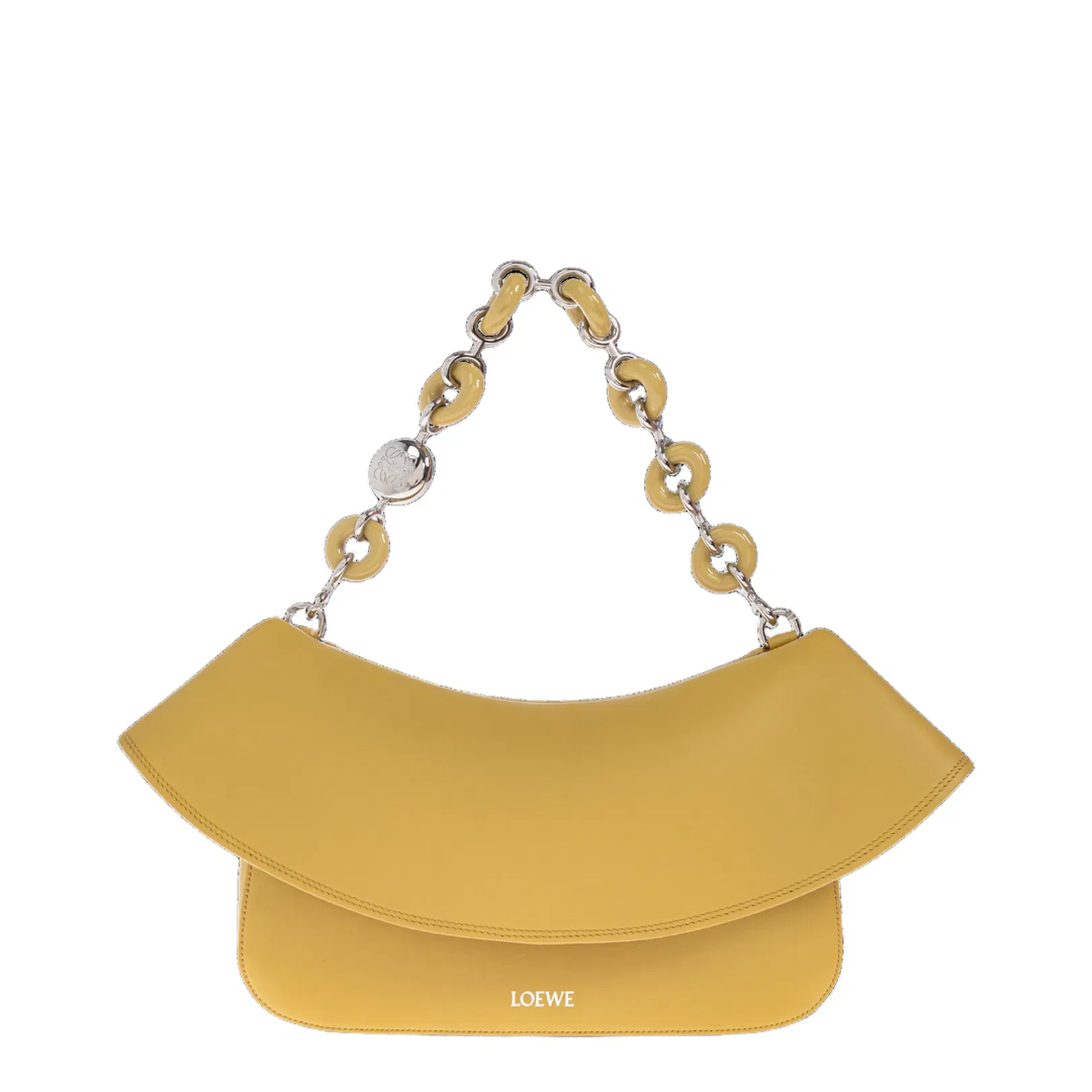 Ola Medium Calfskin Shoulder Bag - Ginger