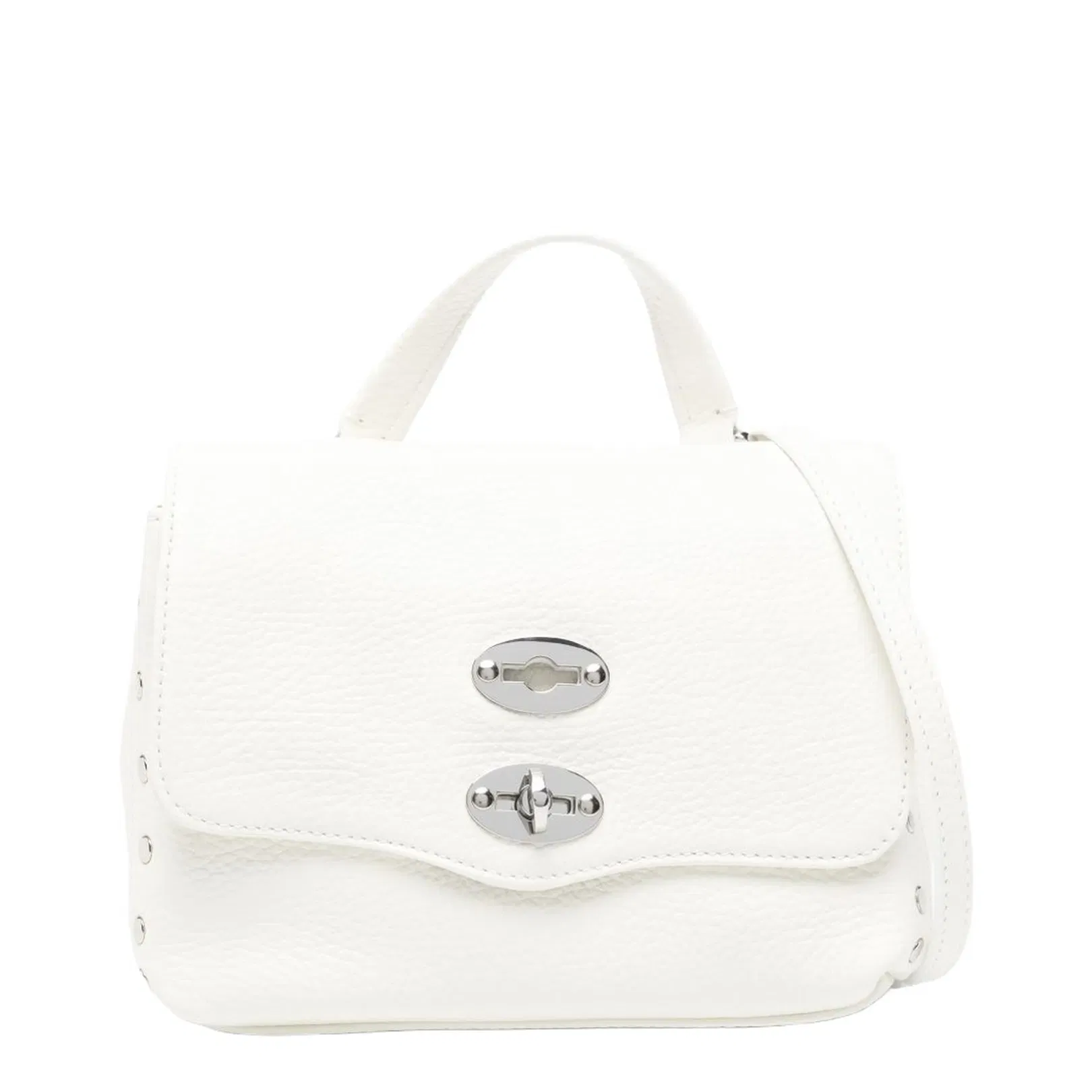 Postina Daily Baby Leather Handbag White