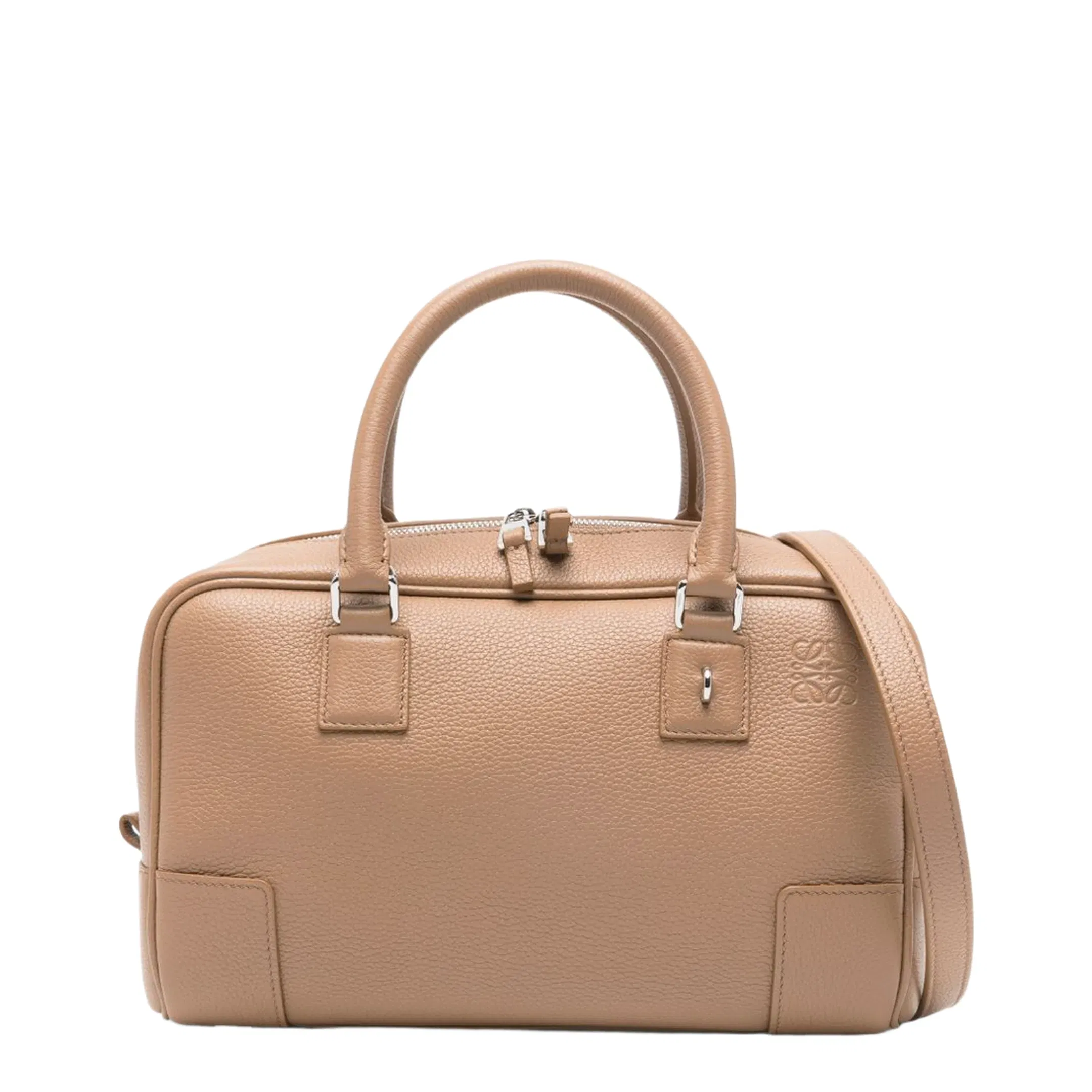 Amazona 23 Calfskin Shoulder Bags - Brown/Mocha