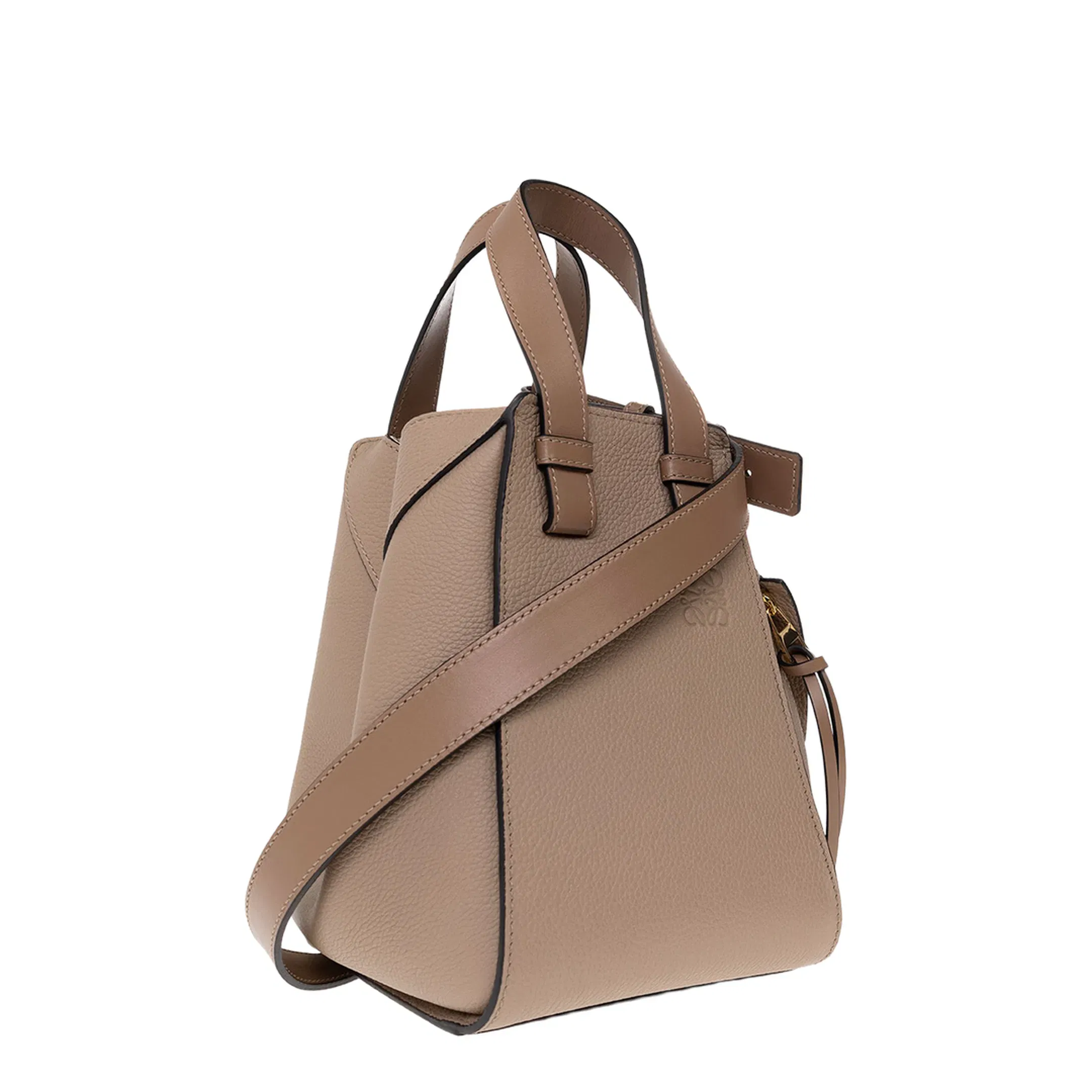 Hammock Leather Shoulder Bag - Brown