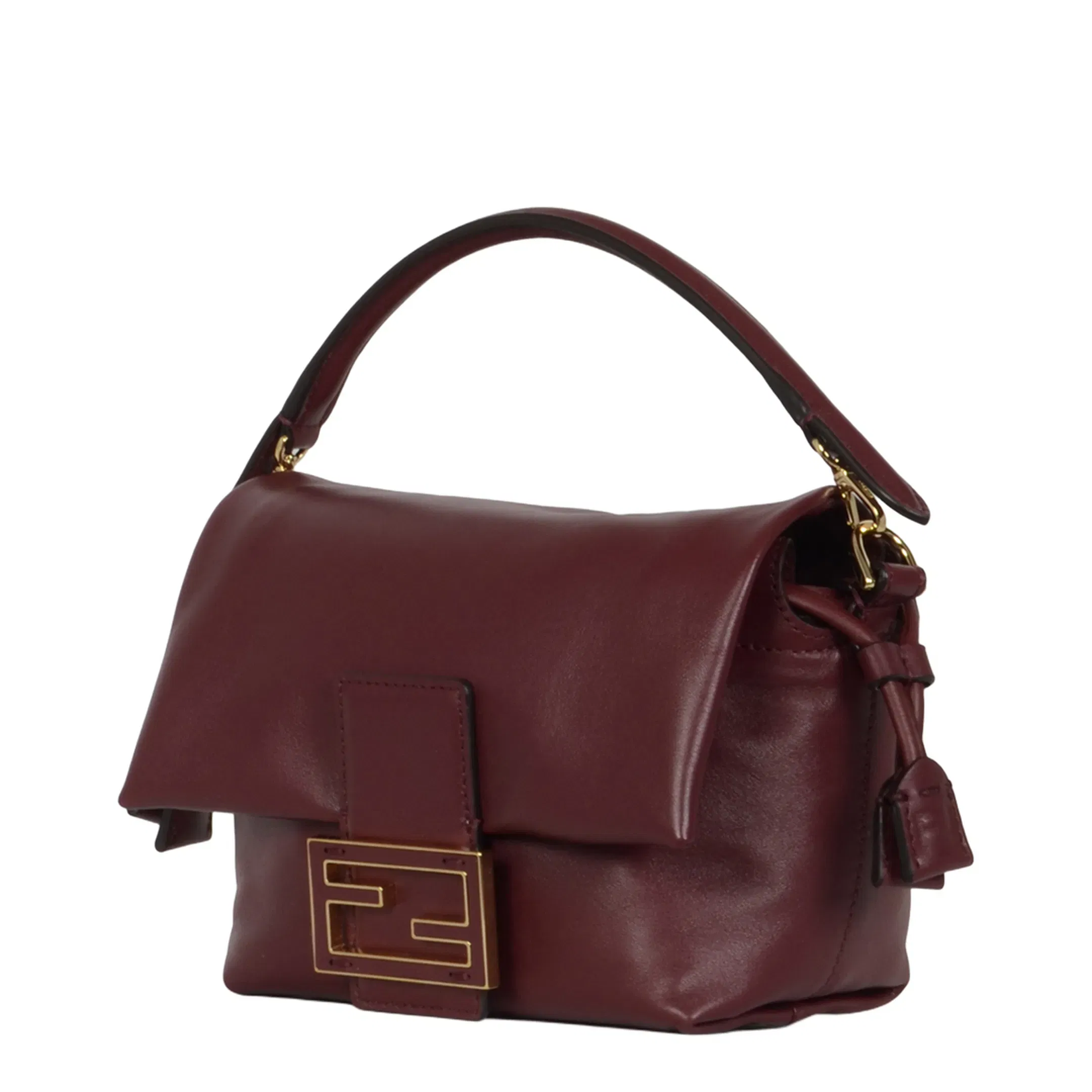 Mamma Baguette Small Leather Handbag - Red