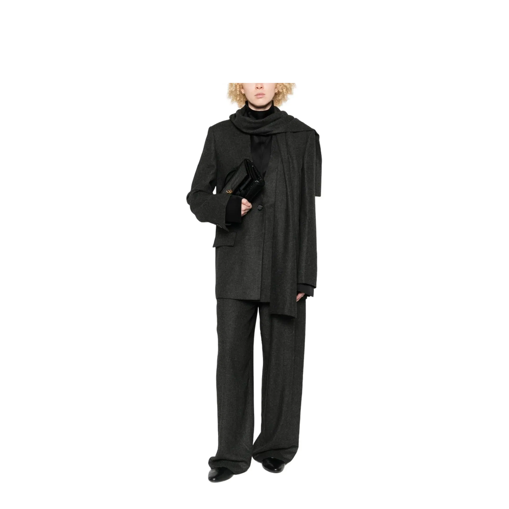 Viscose and Wool Blazer