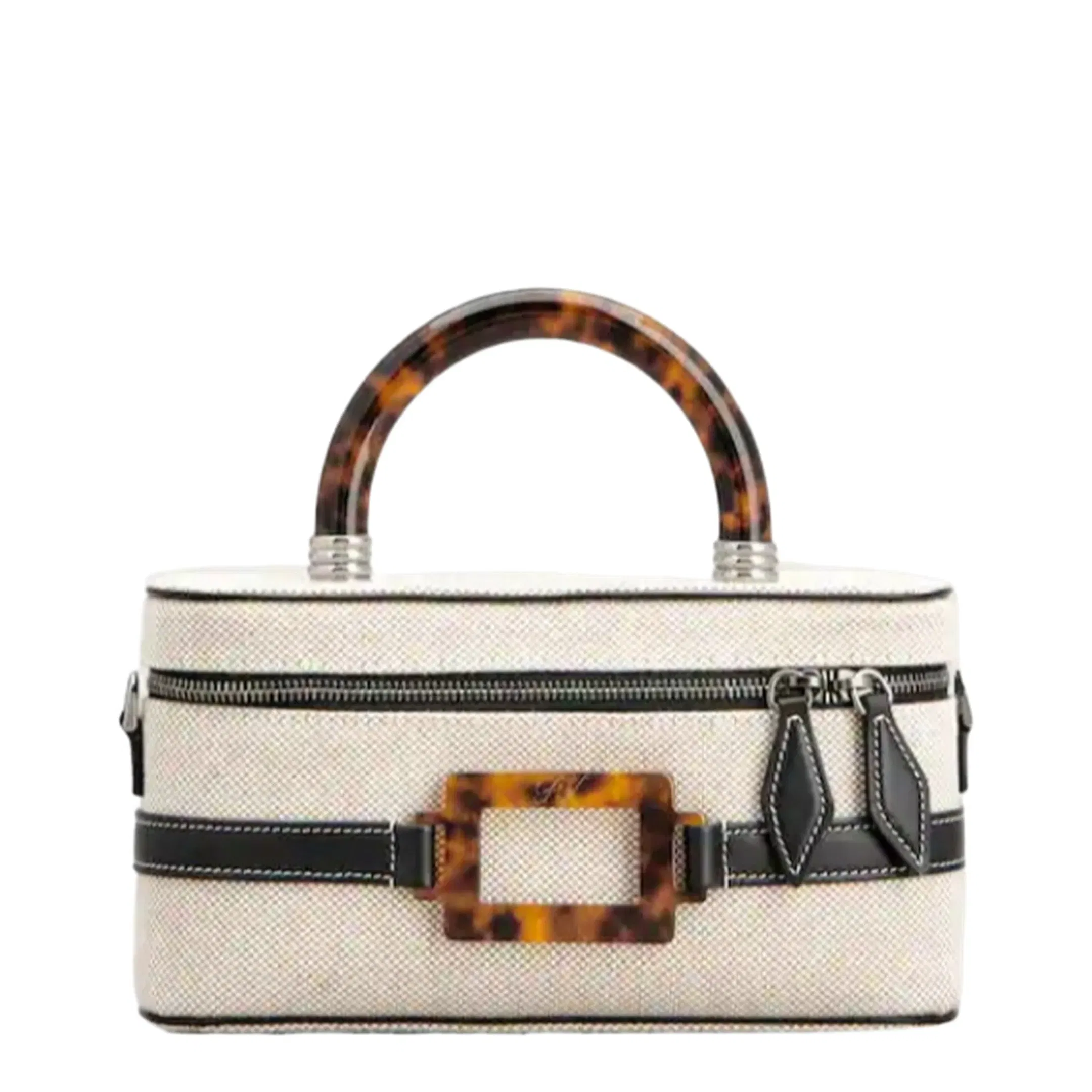 Vanity Belle Vivier Mini Bag Canvas