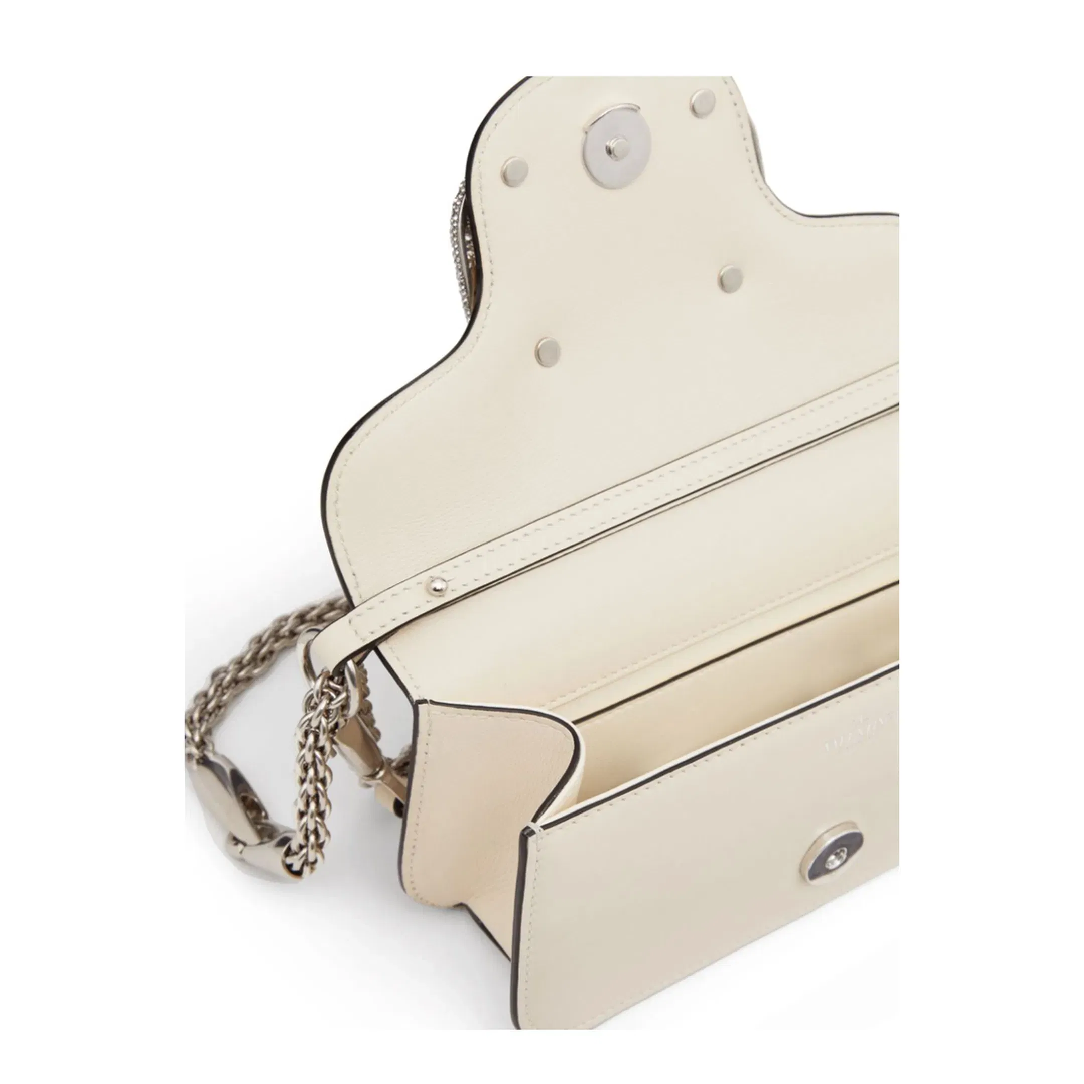 V-Logo Ivory Handbag