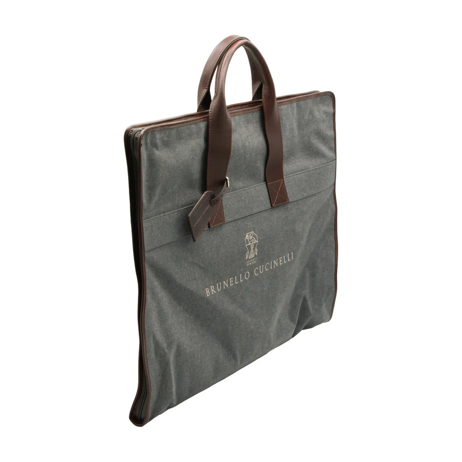 Leather Trimming Suit Carrier