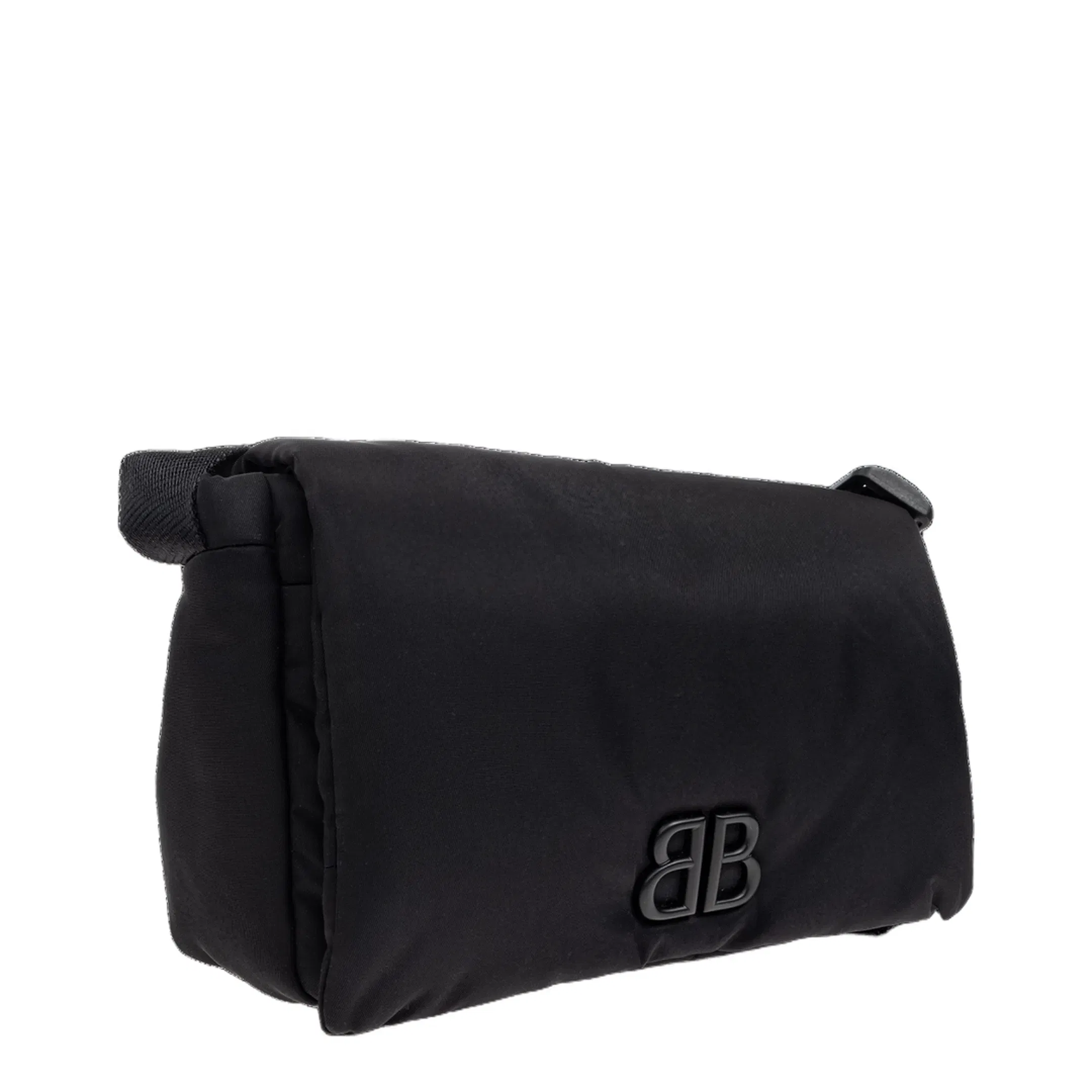 Black Nylon Small Monaco Crossbody Bag