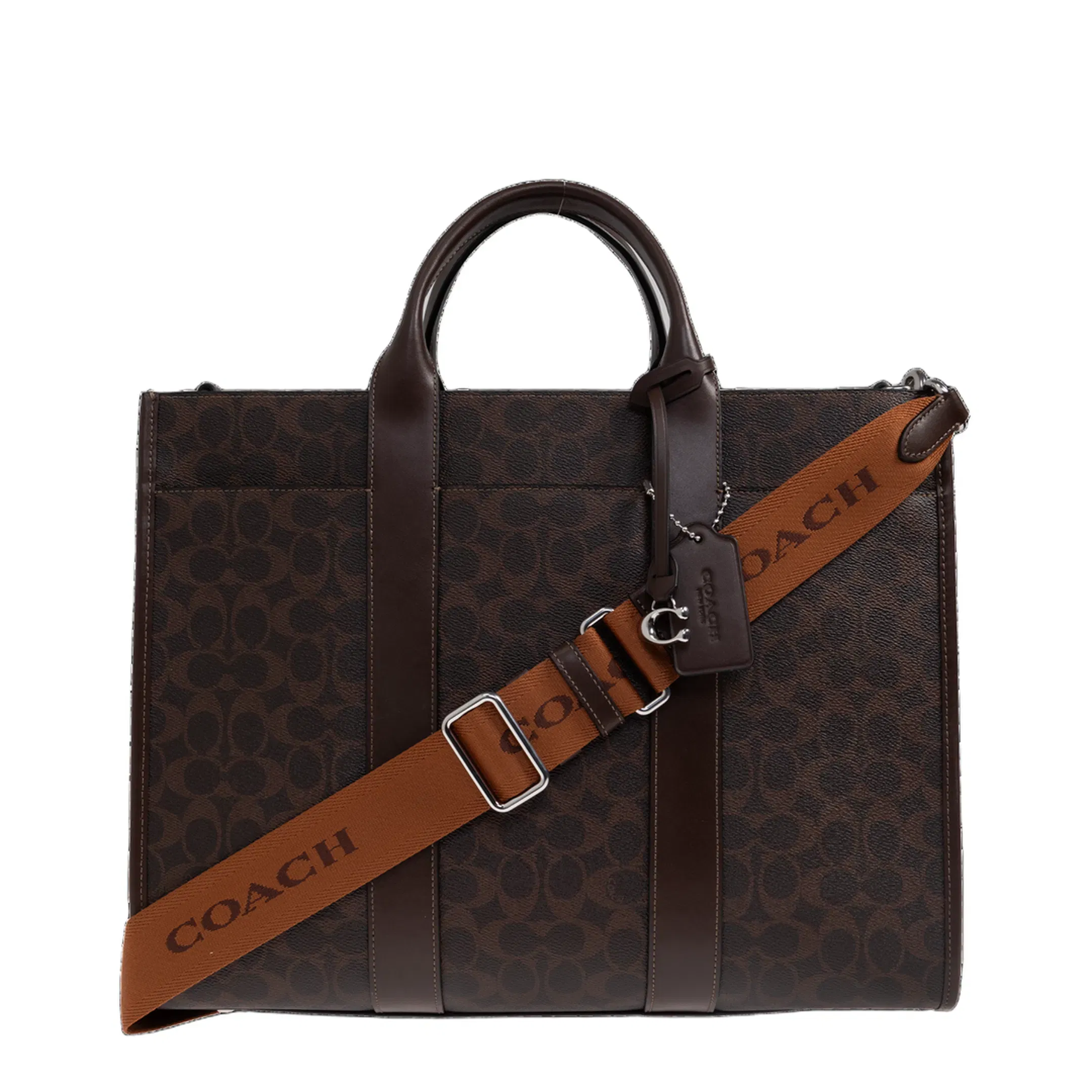 Wesley Leather Tote Bag - Brown