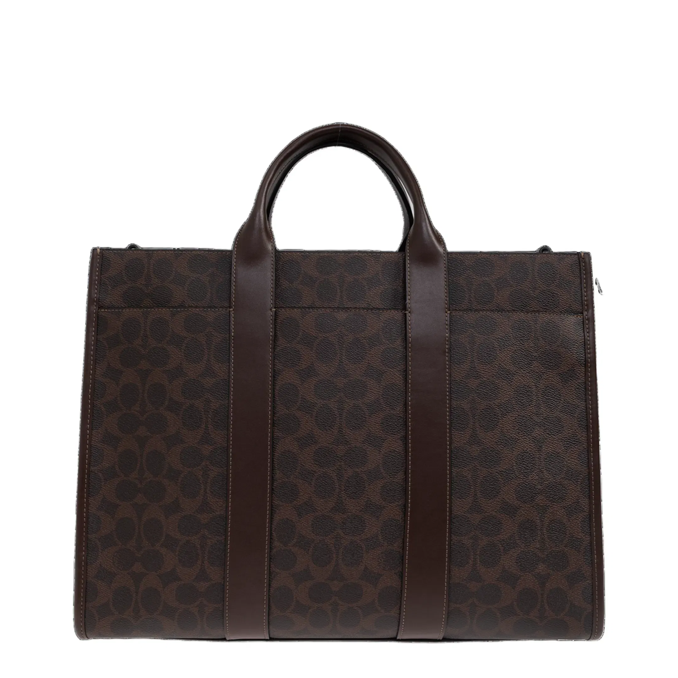 Wesley Leather Tote Bag - Brown