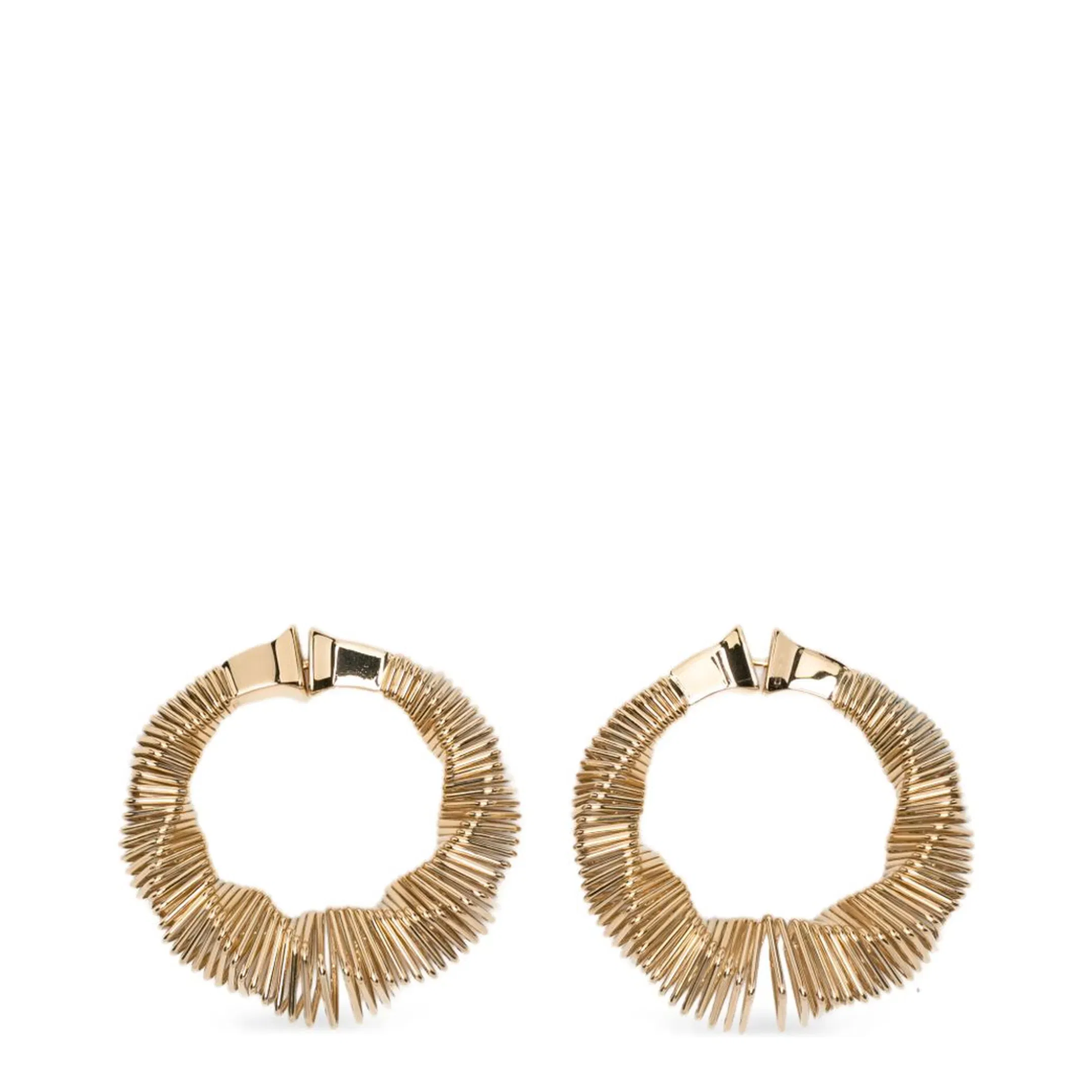 Square Spiral Small Hoops