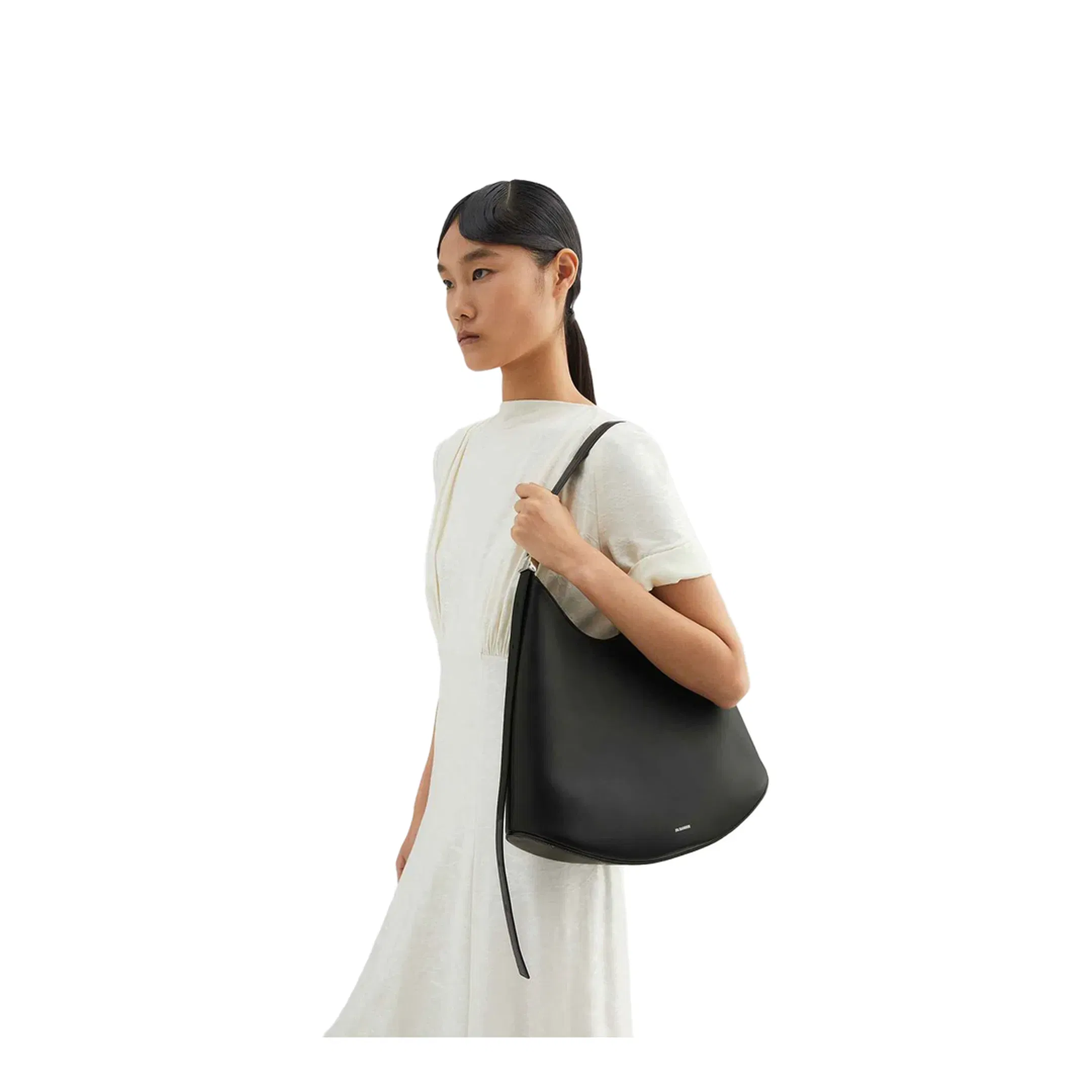 Eldorado Leather Shoulder Bag in Black