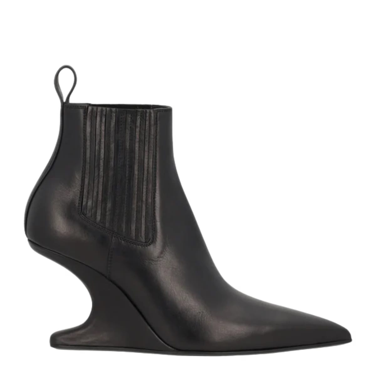 Rick Owens 80mm Sharp Ankle Boots Black
