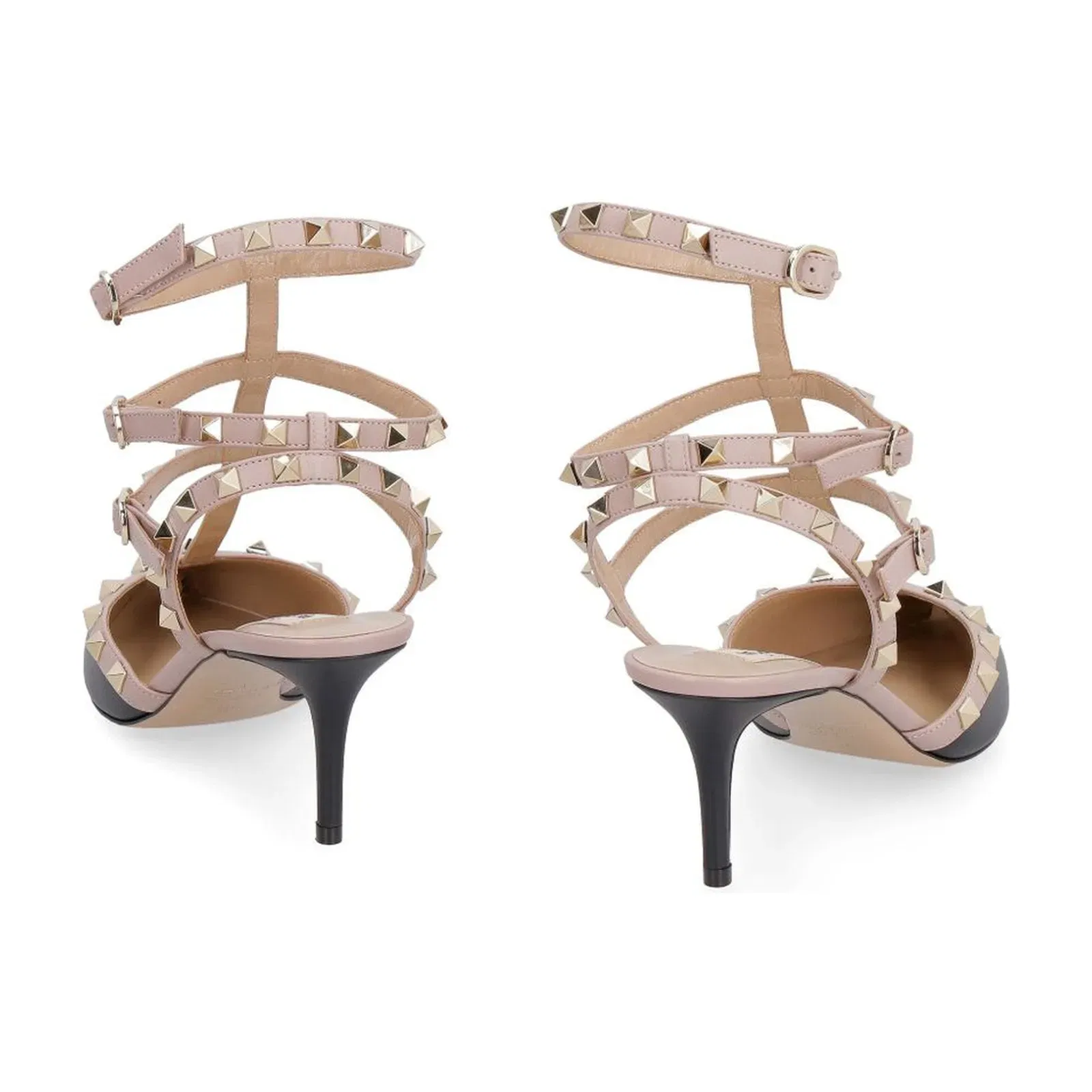 Rockstud Leather Pumps