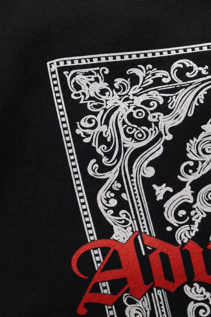 Voyd Ritual Print Black Bowling Shirt