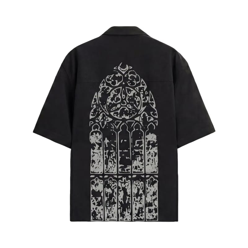 Voyd Silent Riot Black Bowling Shirt