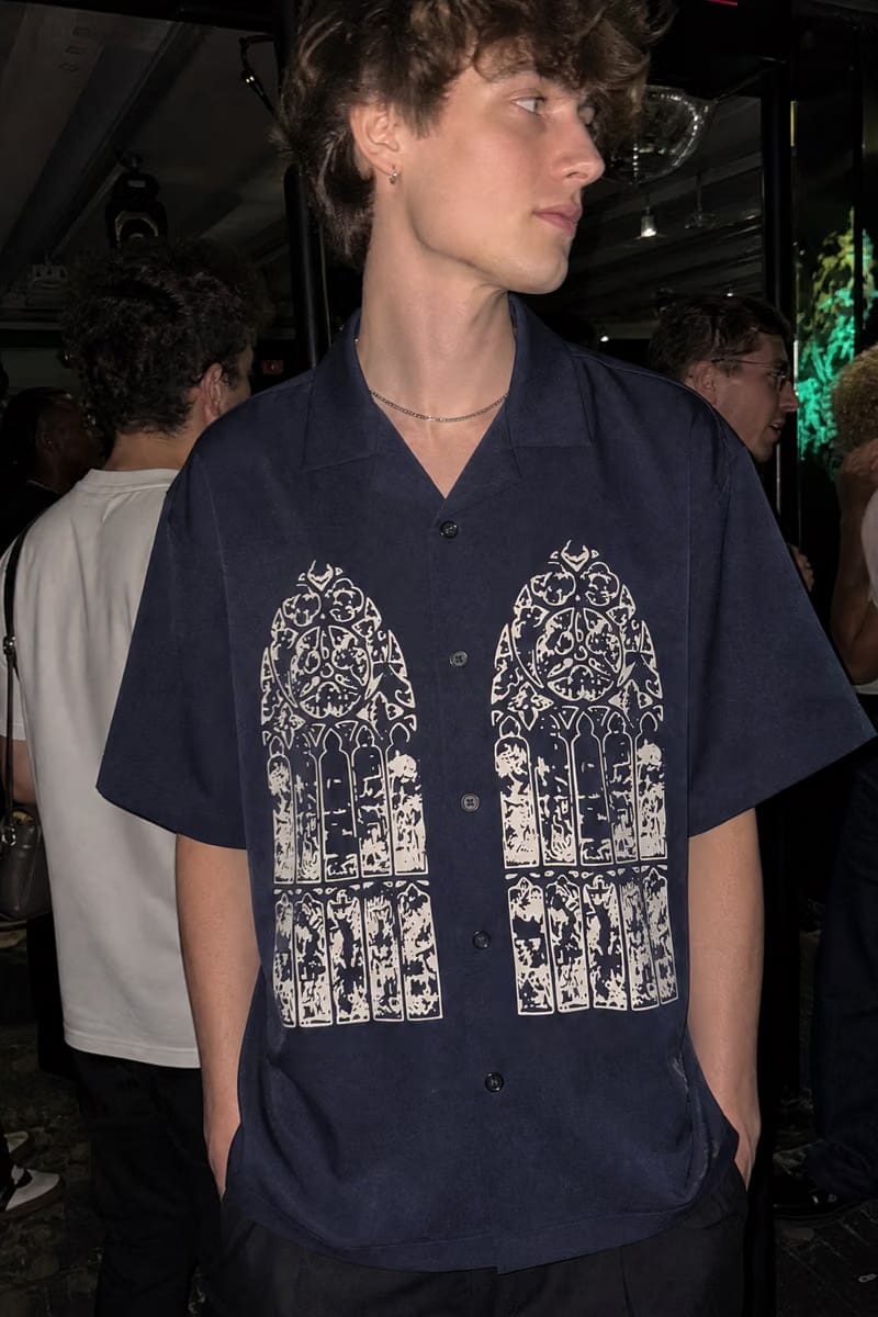 Voyd Silent Riot Blue Bowling Shirt