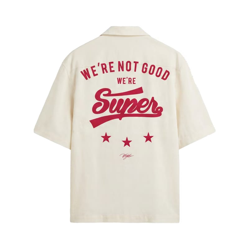 Voyd Supervoyd White Bowling Shirt
