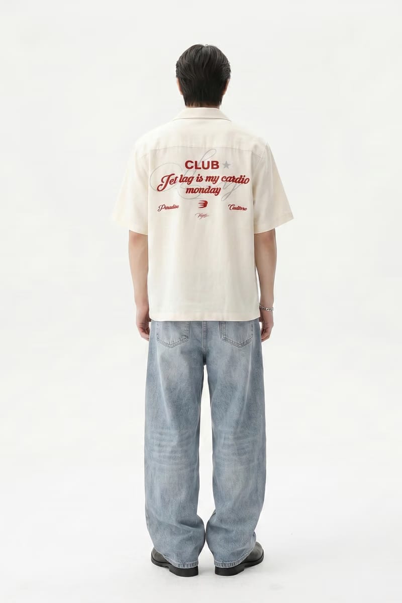 Voyd Voydwear White Bowling Shirt