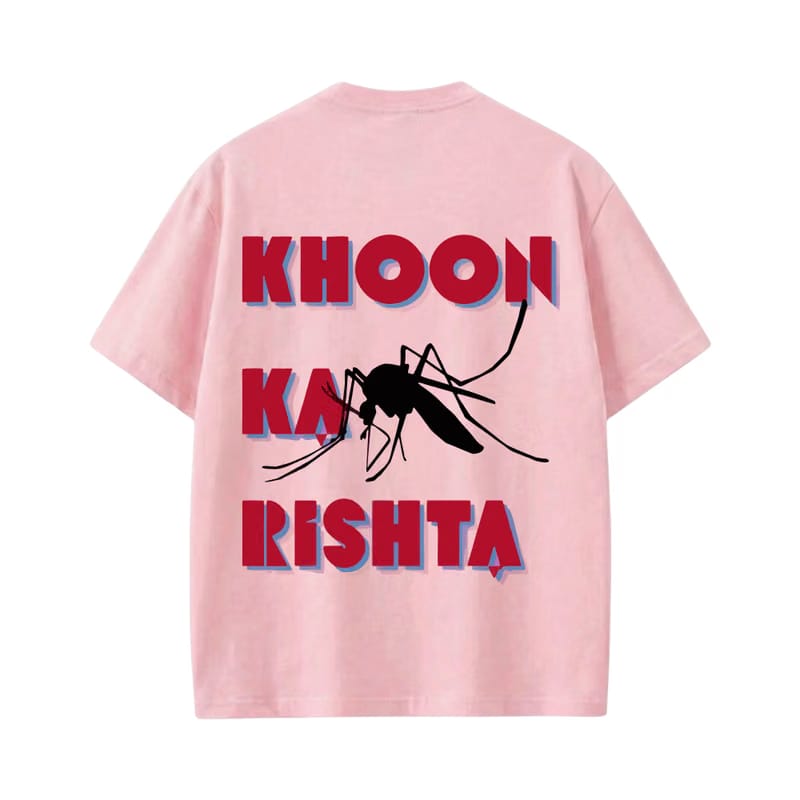 Kaand Khoon Ka Rishta Pink T-shirt