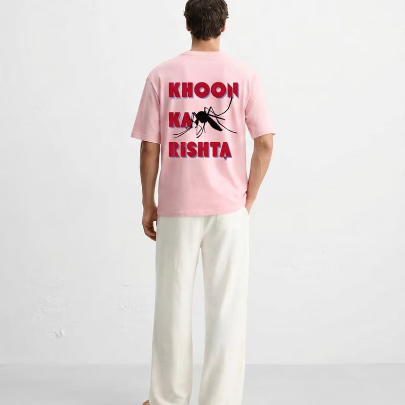 Kaand Khoon Ka Rishta Pink T-shirt