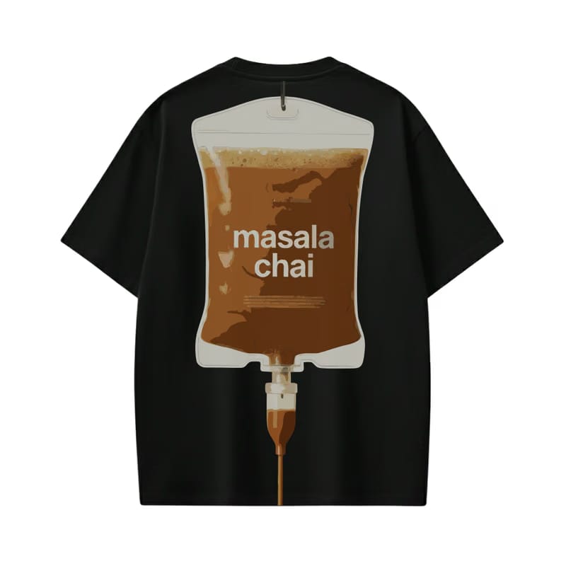 Kaand Masala Chai Black T-shirt