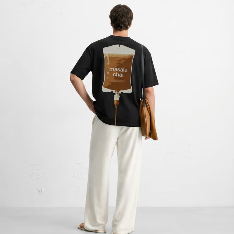 Kaand Masala Chai Black T-shirt