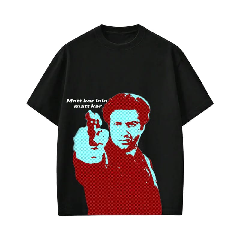 Kaand Matt Kr Lala Black T-shirt