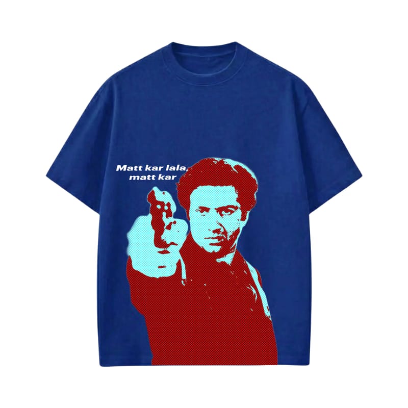 Kaand Matt Kr Lala Blue T-shirt