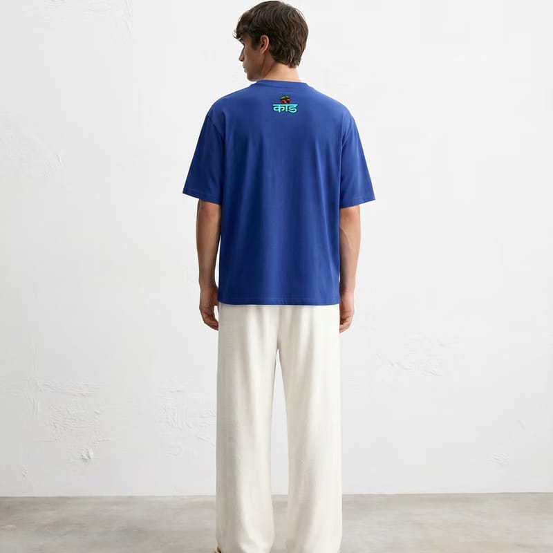 Kaand Matt Kr Lala Blue T-shirt