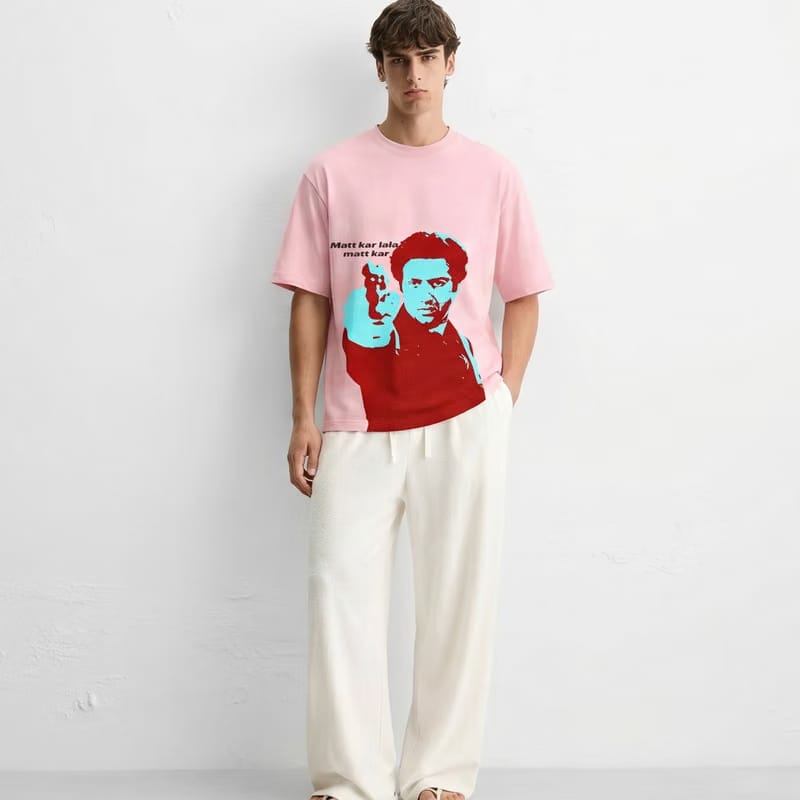 Kaand Matt Kr Lala Pink T-shirt