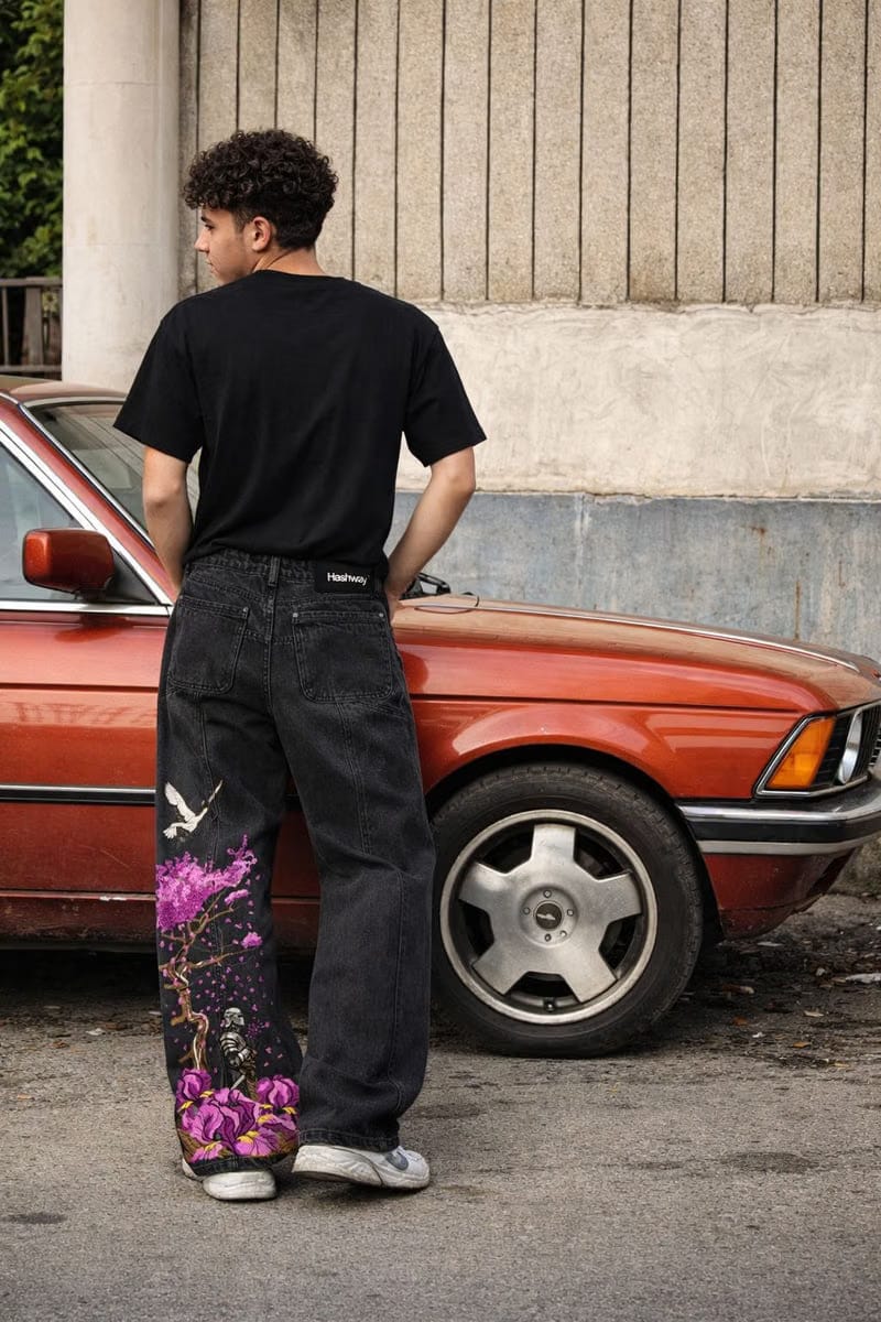 IRON & PETALS EMBROIDERED DENIMS