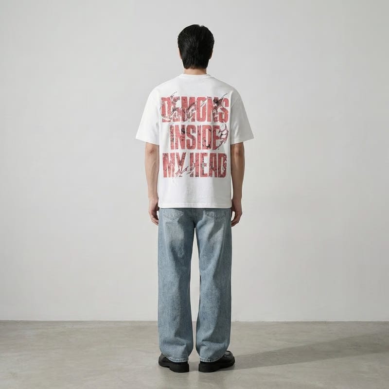 Demons Be Autyst White T-Shirt