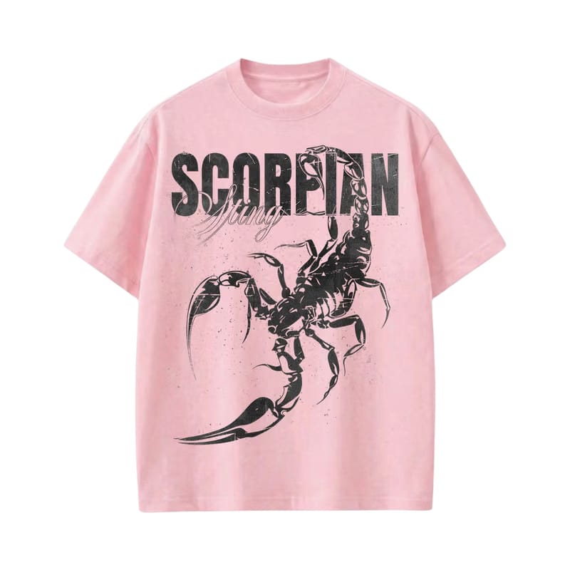 Scorpion Be Autyst Pink T-Shirt