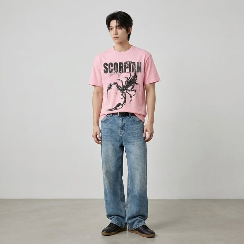 Scorpion Be Autyst Pink T-Shirt