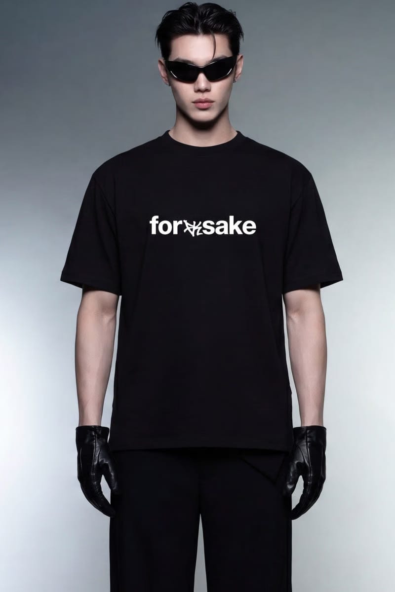 Forfksake Bad Habits Black T-Shirt