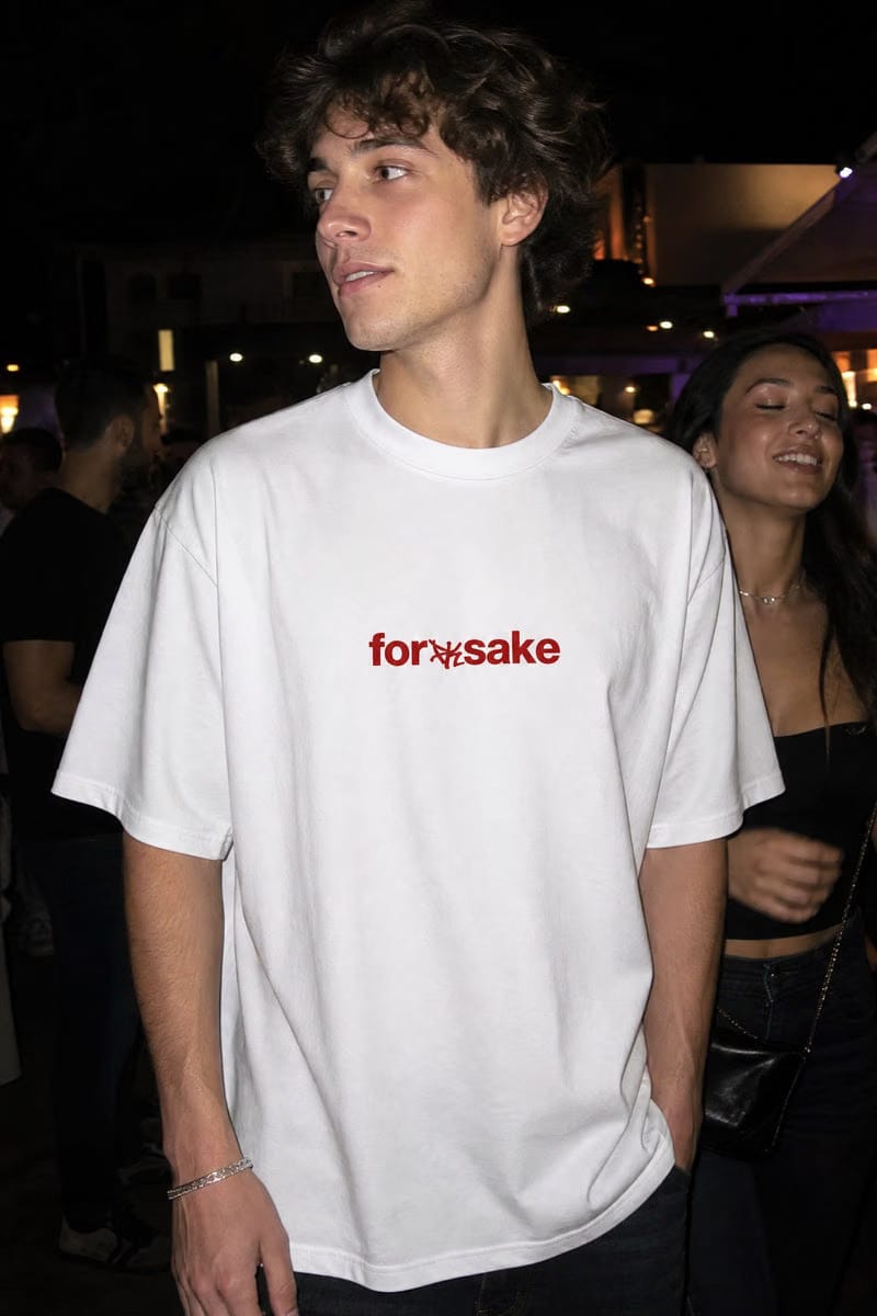 Forfksake Bad Habits T-Shirt(white)