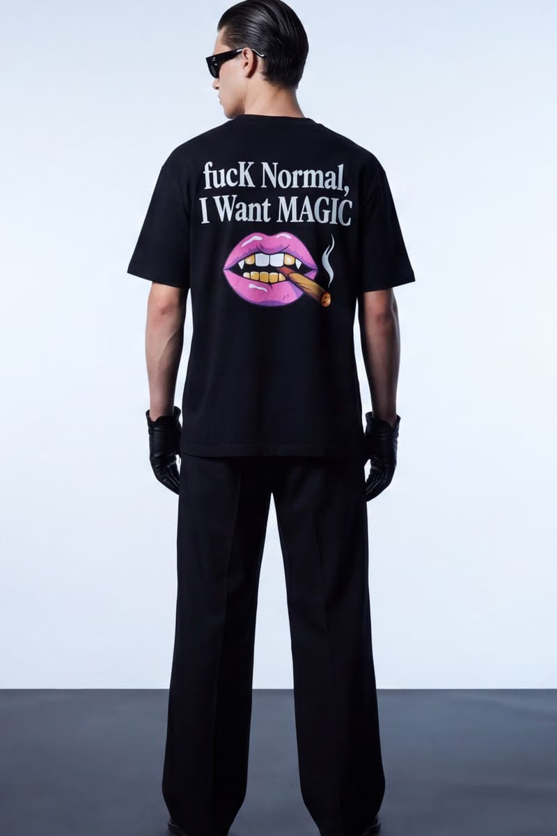 Forfksake Fuck Normal I Want Magic T-Shirt(black)