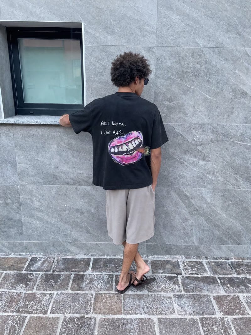 Forfksake Fuck Normal I Want Magic T-Shirt(black)