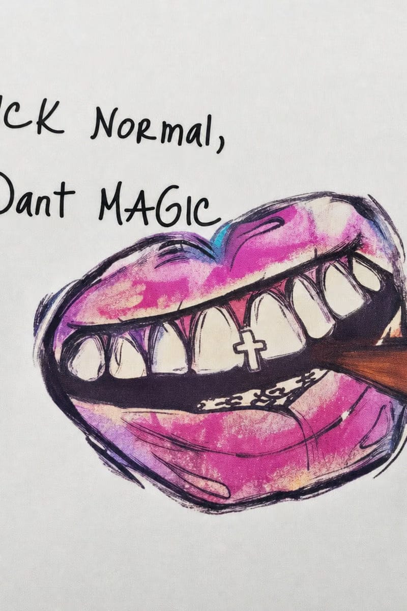 Forfksake Fuck Normal I Want Magic T-Shirt(white)