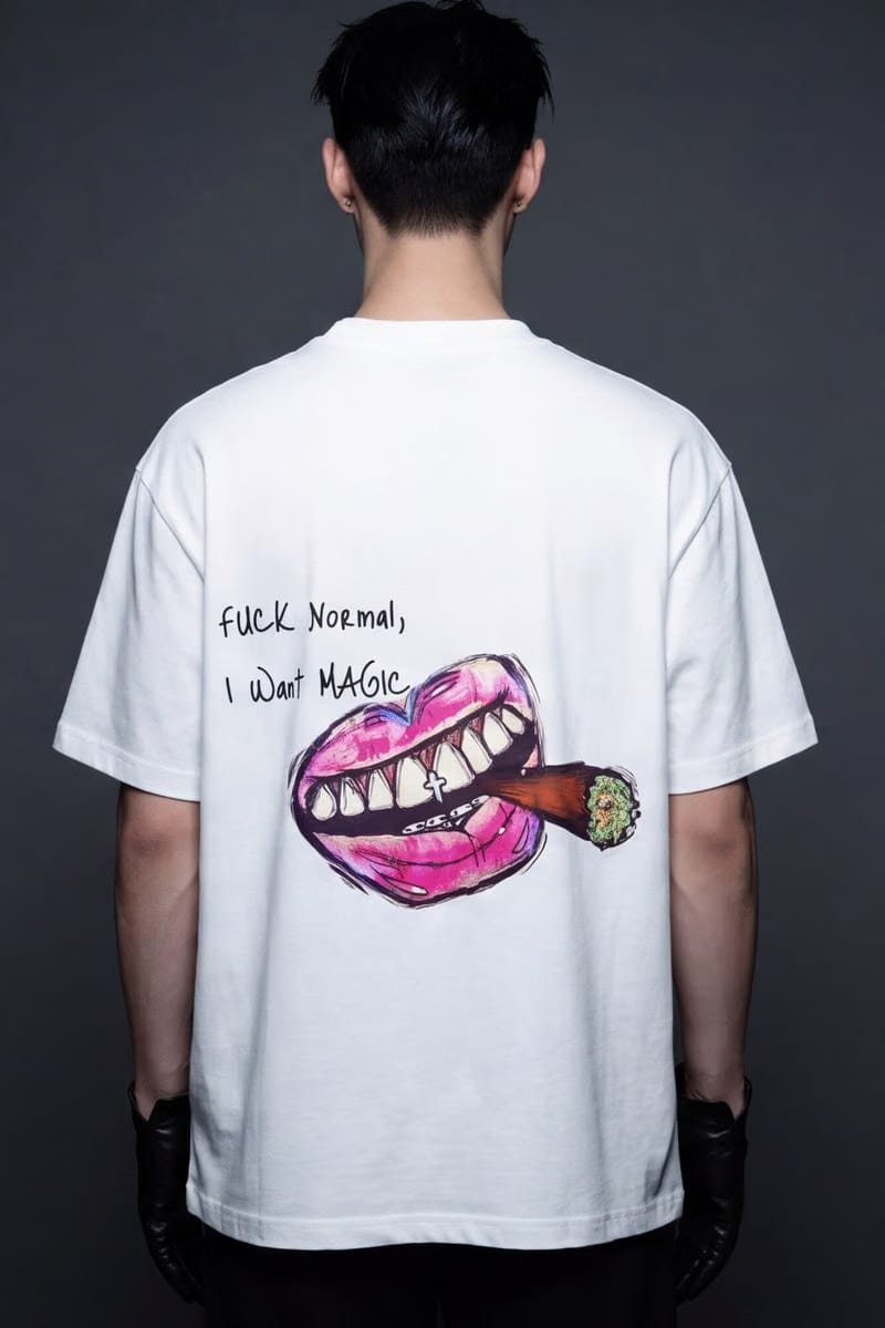 Forfksake Fuck Normal I Want Magic T-Shirt(white)
